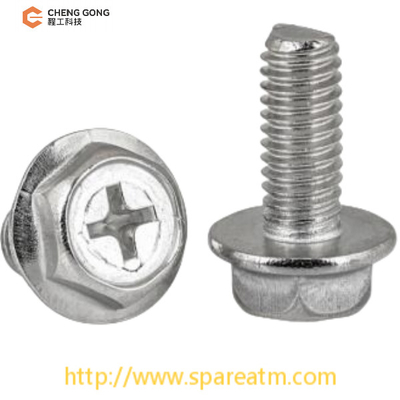 M4*10 NCR S2 Torsión hexagonal transversal de canal para piezas de repuesto de NCR