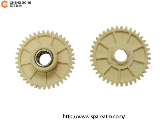 1750200435-105 piezas de cajero automático Wincor Cineo 39 dientes amarillo equipo con rodamiento VS